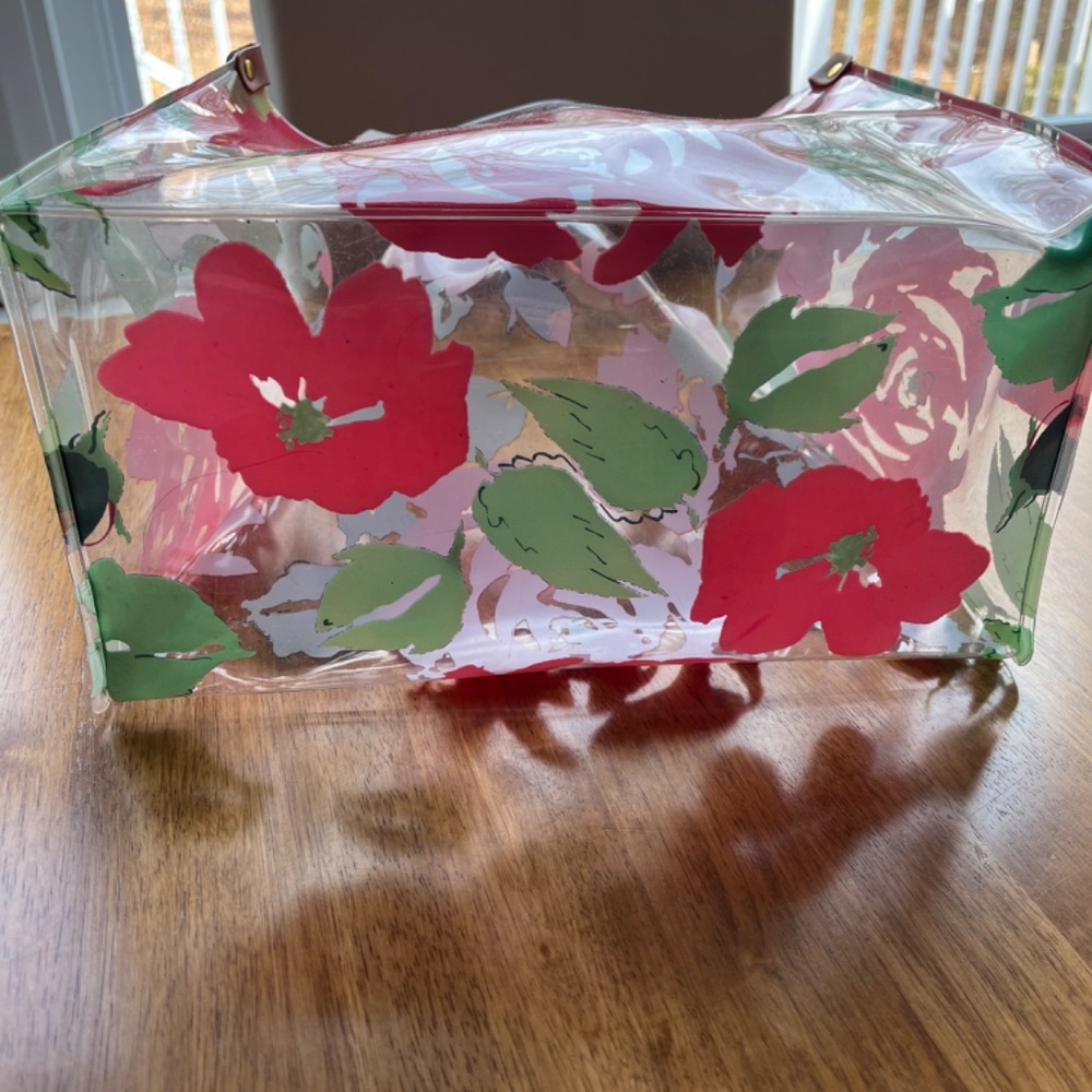 Dooney & Burke Clear/Floral Tote - Picture 5 of 7